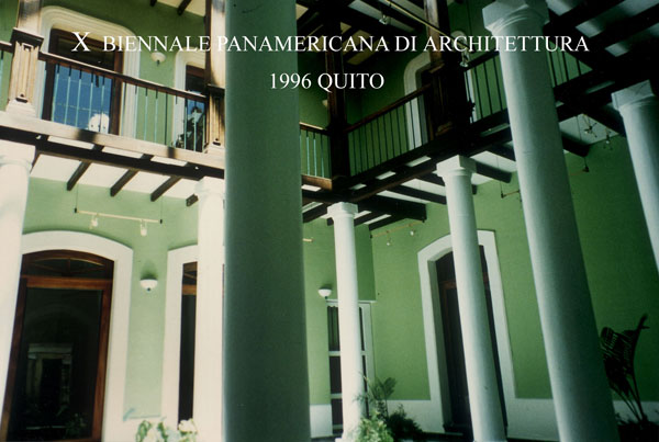 X Biennale Panamericana di architettura 1996