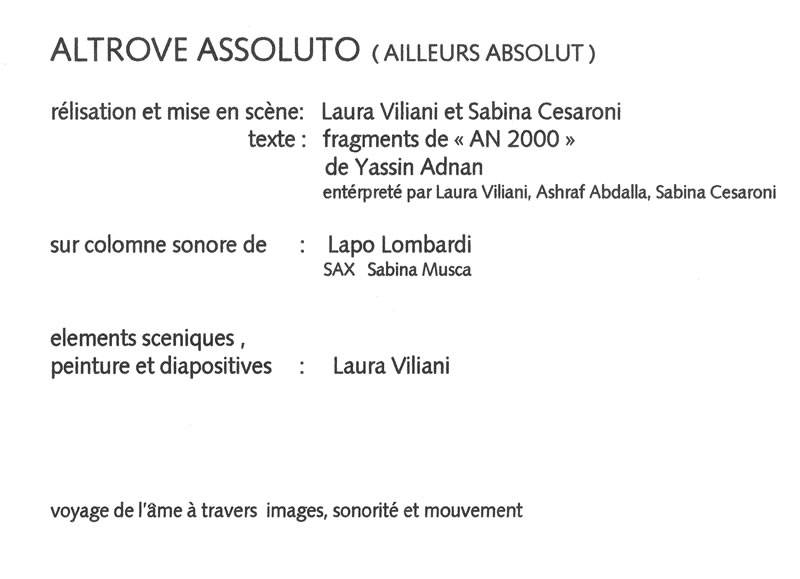 altrove assoluto